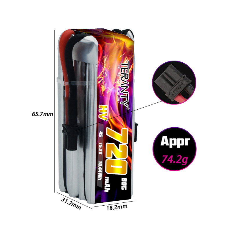 TERANTY 720mAh 4S 15.2V HV Bat – Fpv Drone Kit recenzja i cena